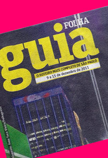 Suco Bagaço esta presente no Guia da Folha de São Paulo de dez/2011